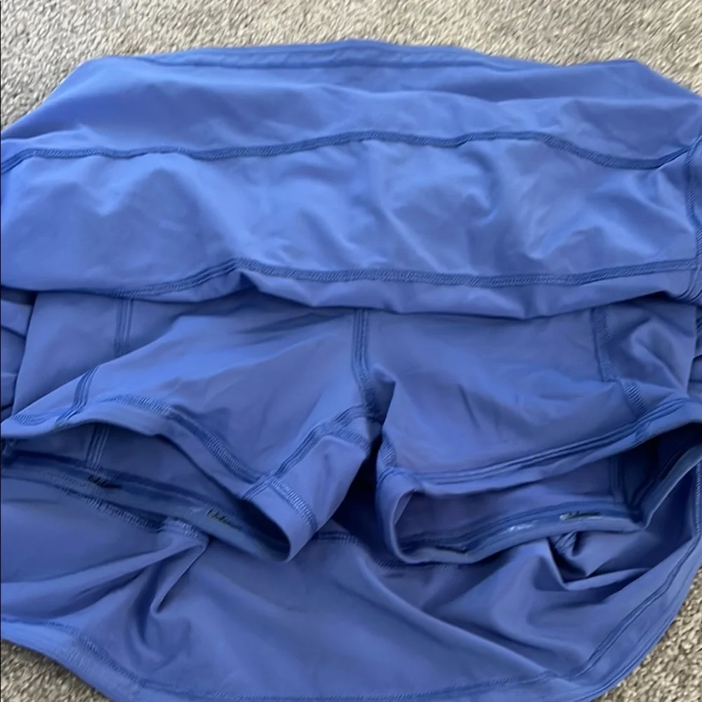 Lululemon Athletica Pace Rival Mid-Rise Skirt - Size 2 - In Wild Indigo - Picture 6 of 6